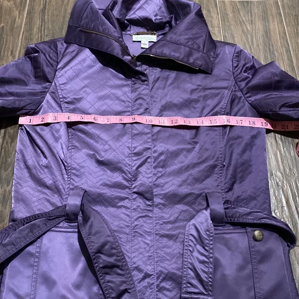 COPY - ST JOHN SPORT purple belted jacket